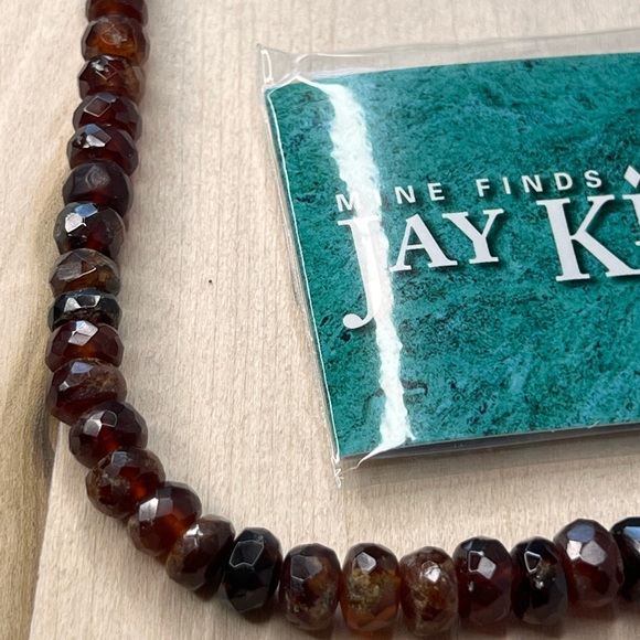 Jay king hessonite garnet beaded necklace - Picture 3 of 7